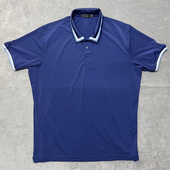 G/Fore Navy Blue Tux Jersey Polo Stretch XL - Picture 1 of 5